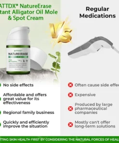 ATTDX® NatureErase Instant Alligator Oil Mole & Spot Cream
