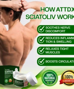 ATTDX® Sciatoliv Sciatica Relief Cream