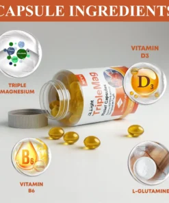 ATTDX® GutLight TripleMag Bloating Relief Capsules