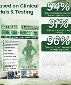 ATTDX® Moringa Berberine NAD 10-in-1 Nano Microneedle Patch
