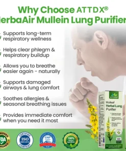 ATTDX® Mulleaf Herbal Lung Purifier