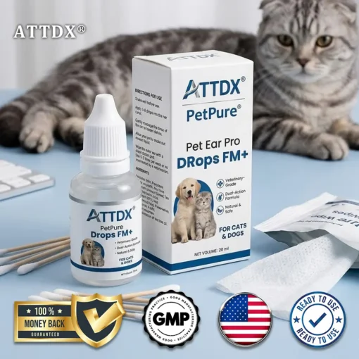 ATTDX® PetPure Pet Ear Pro Drops FM+