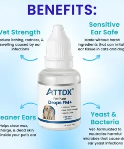 ATTDX® PetPure Pet Ear Pro Drops FM+