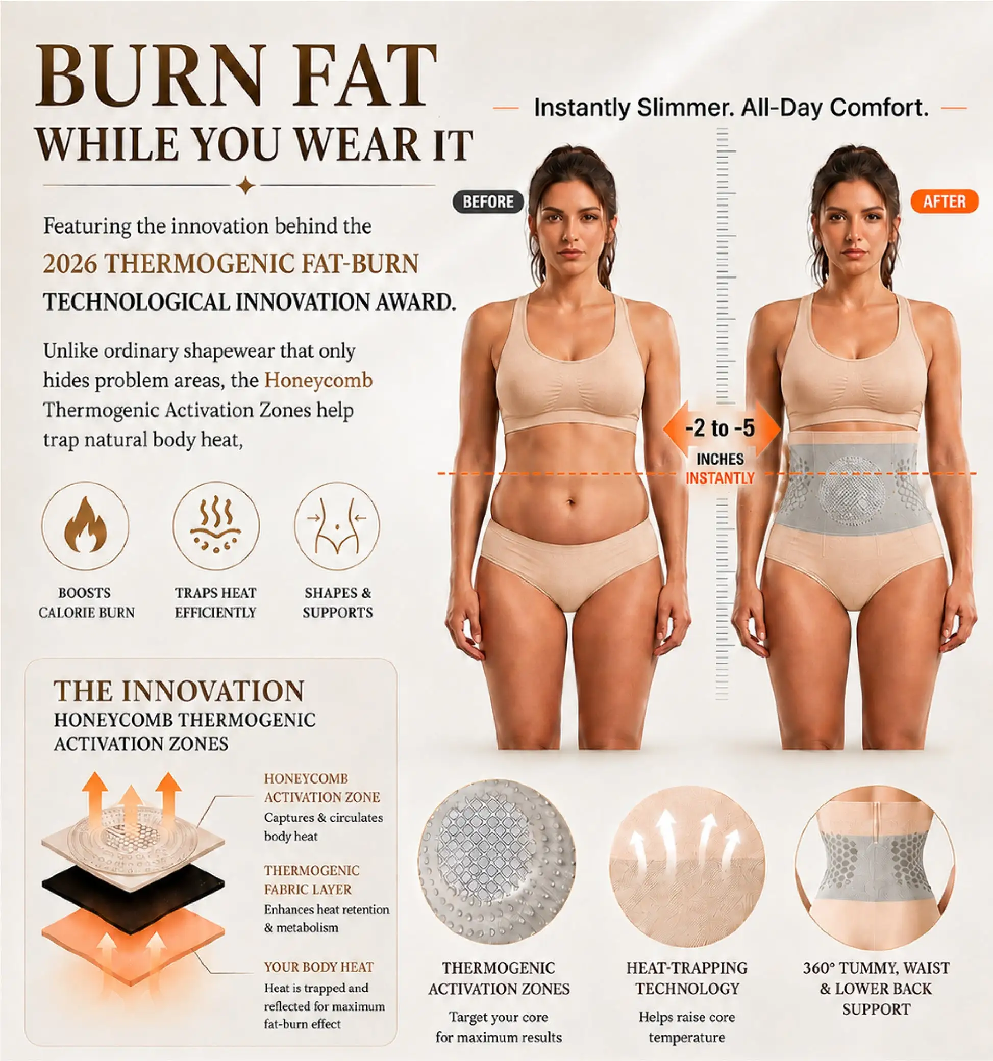 ATTDX® SilhouetteX Thermo Sculpting Shorts